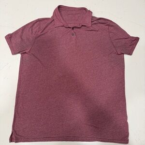 John Varvatos Burgundy Polo Shirt